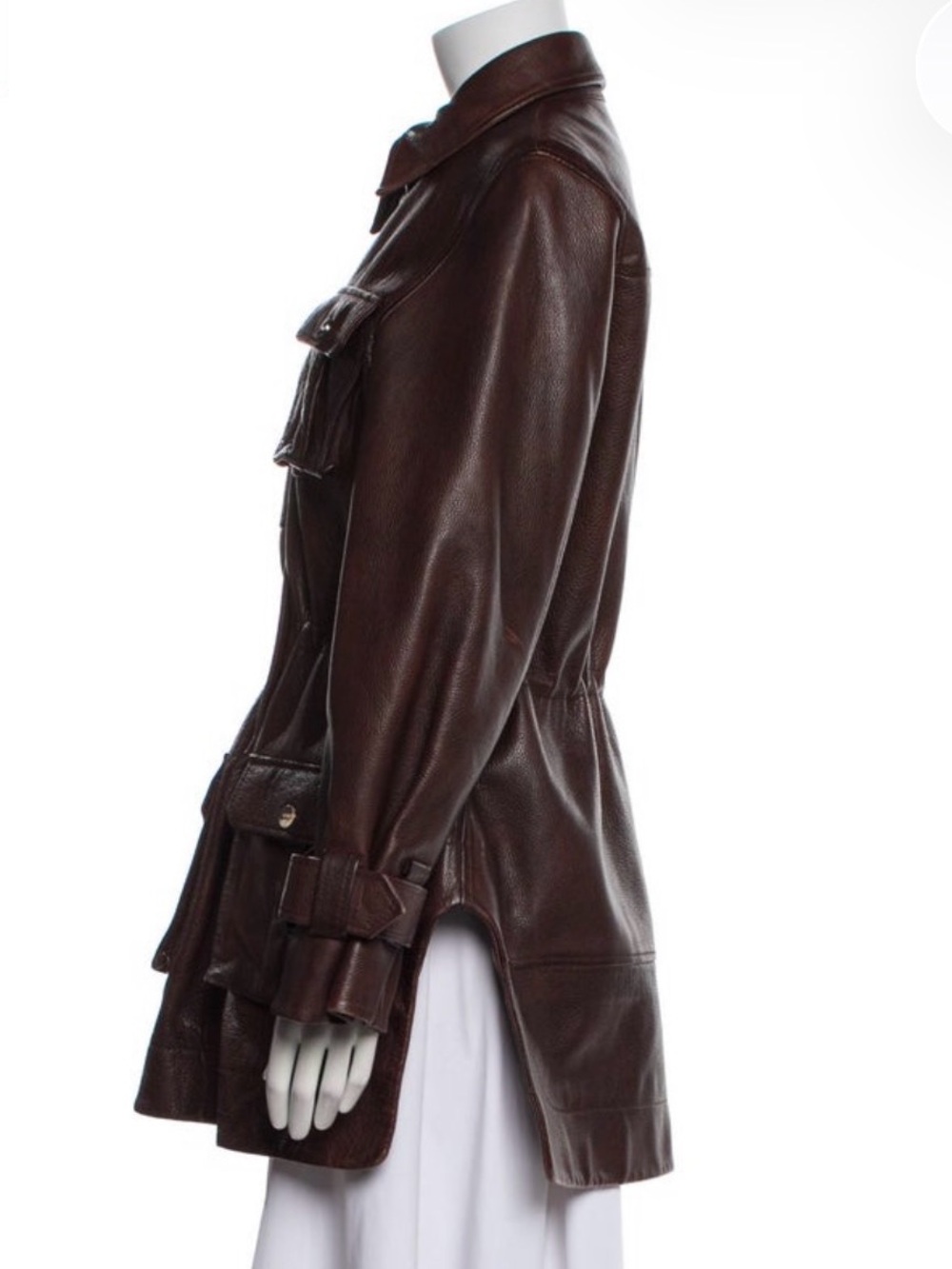 Ganni Leather Jacket - Picture 3 of 12